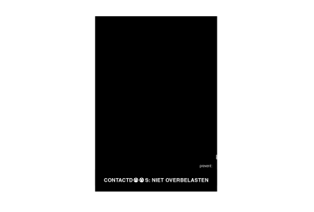 Contactdoos niet overbelasten