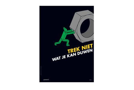 Trek niet wat je kan duwen