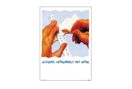 Alcohol verdubbelt het werk