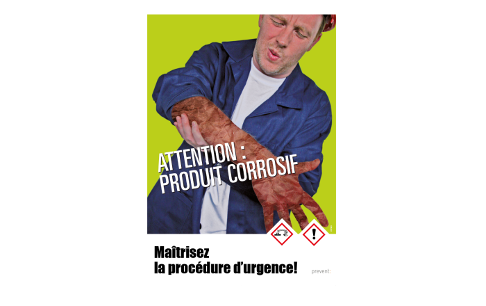 Attention produit corrosif
