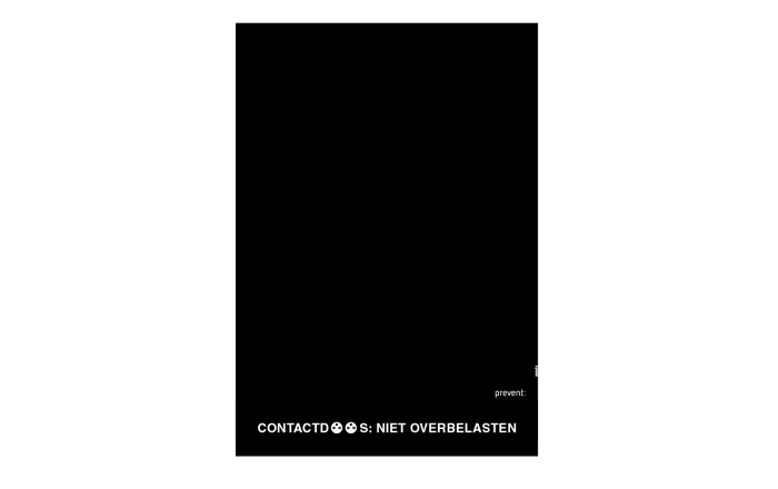 Contactdoos niet overbelasten
